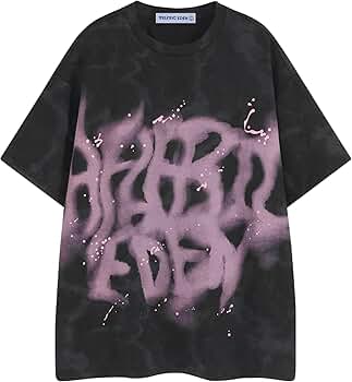 Elfelfelf Archives☆ GRAPHIC T SHIRTS Aelfric Eden Mens Graphic Tee Shirts Oversized Baggy Loose